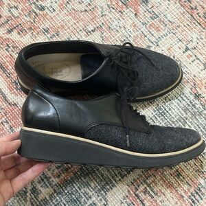 Clarks Collection Two Tone Platform Oxfords